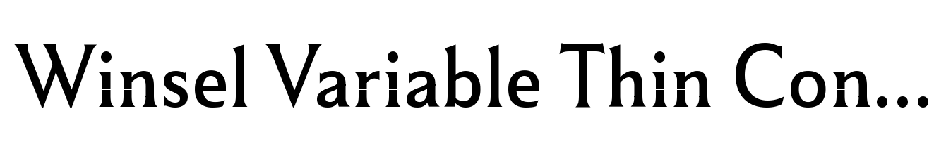 Winsel Variable Thin Condensed